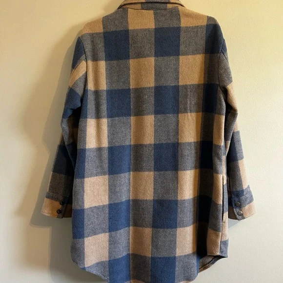 Plaid Shacket - Picture 2 of 2